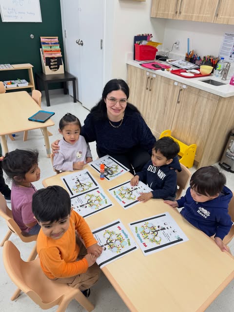Senior Casa kindergarten room at our Ajax campus