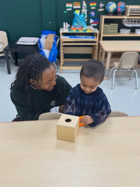 Casa classroom during the morning work cycle, Cedarbrook Ajax